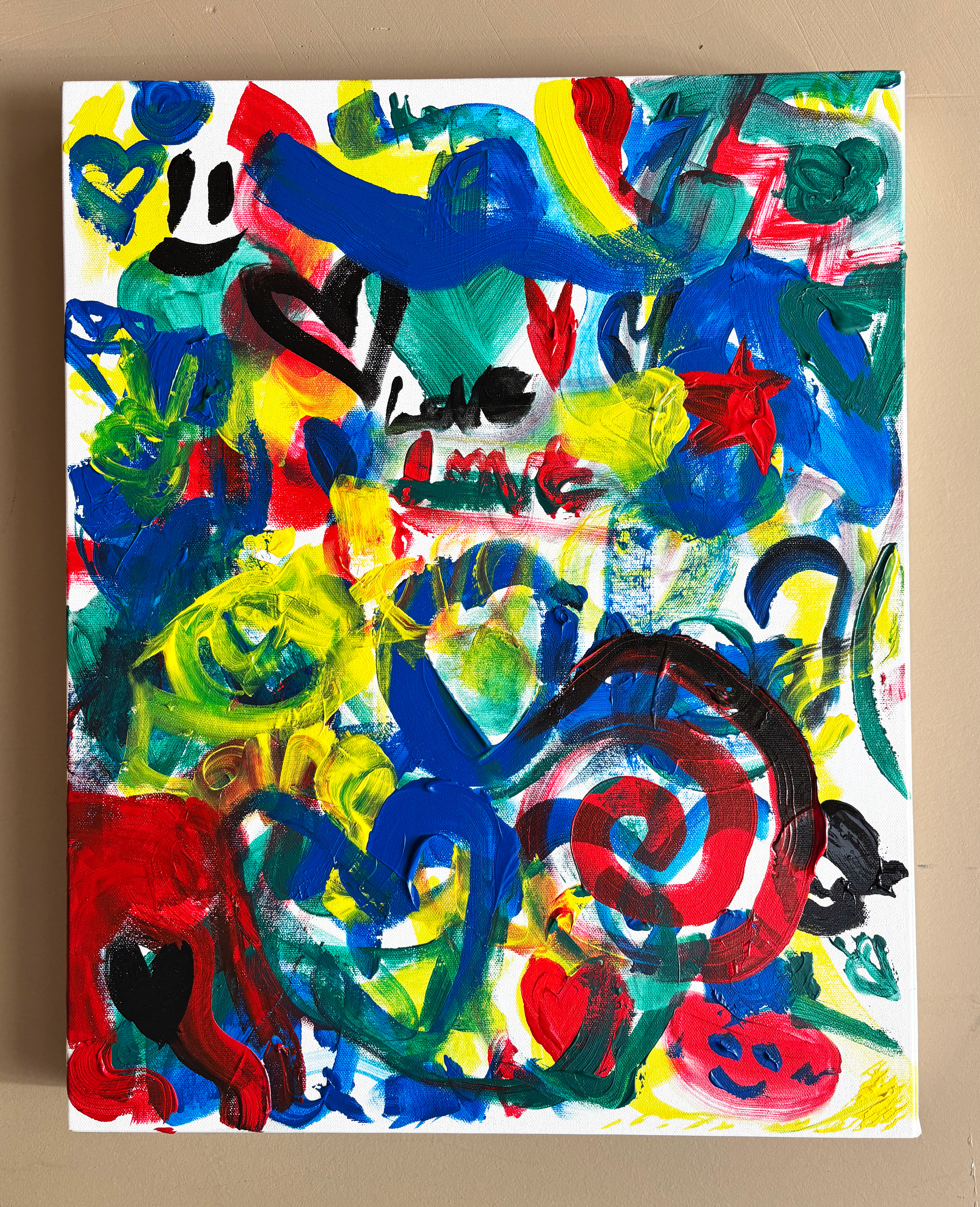 OSW 001 — THE FIRST STROKE — Guelph Peace Canvas